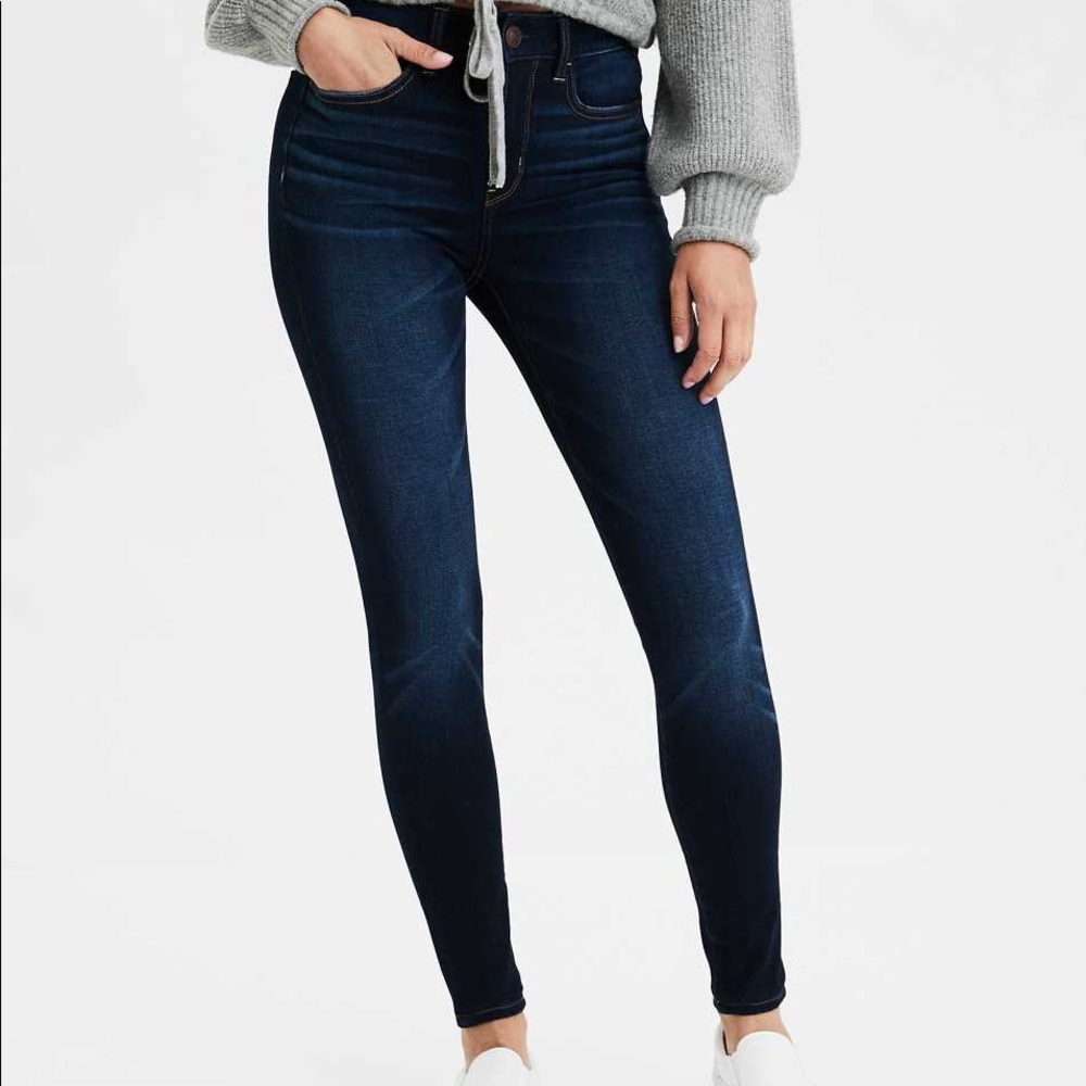 American eagle curvy high rise jeggings!